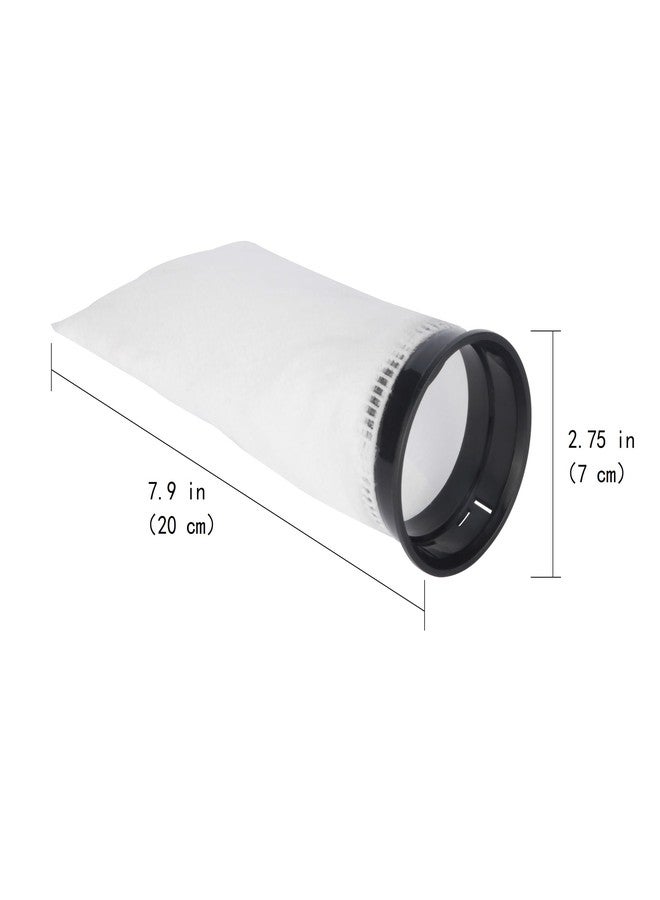 IOAOI Aquarium Filter Socks, 2.75" Ring * 7.9" Long, 200 Micron Mesh, Durable Felt Filter Bag for Saltwater & Freshwater Sump Tanks, 2 Packs - Image 2